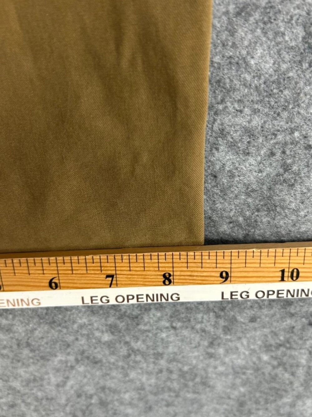 Orvis 1856 5-Pocket Pants Mens 42x32 Brown Twill Stretch Flat Front Straight Leg - Picture 11 of 15